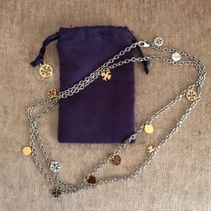 Tory Burch Silver and Gold Necklace